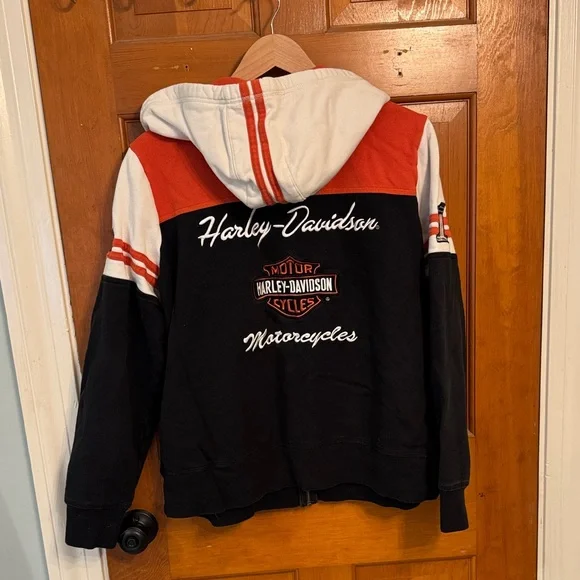 Harley-Davidson Black and Red Hoodie - Picture 7 of 7